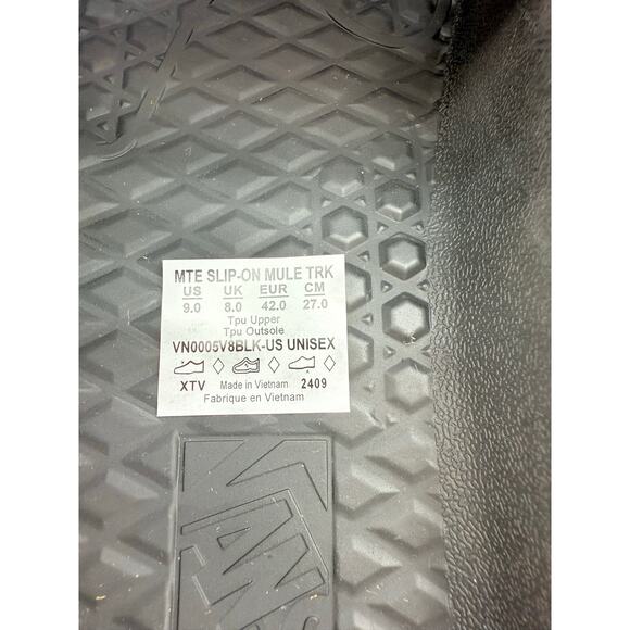 Vans Trek Slip On Mule Black Mens Size 9 Fishing Water Boat Shoes Sandals NEW - Picture 5 of 8